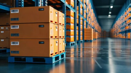 Poster - Robotics Innovation in Warehouse Storage with Telephoto Camera Close-Up