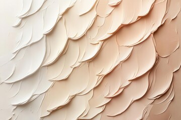 Poster - Light pastel peach beige champagne white abstract background. Color gradient ombre. Soft dusty shade. Luxury template for design.