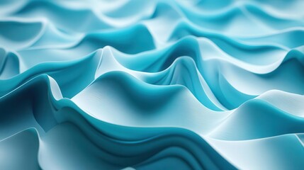 Poster - Bright cyan and aqua gradient background, clean and vibrant, smooth textures with light transitions, creating a fresh and dynamic appearance.