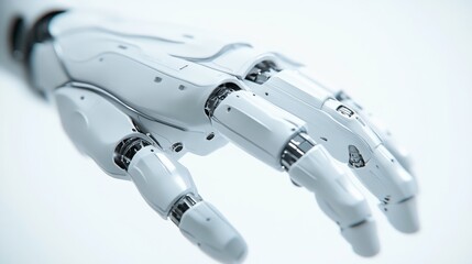 Poster - Realistic Robotic Hand with Advanced Technology Features