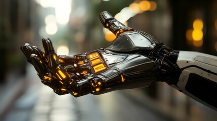 Poster - Realistic Robotic Hand Interaction in AR Environment