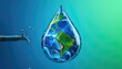 © Eky Epsa - Water Drop Planet Earth