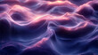 © Aquarium - Abstract Fluid Waves in Pink and Purple Glow, Fantasy Background