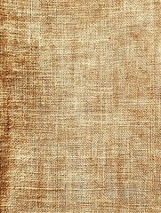 Poster - Burlap Sack Textile Texture Closeup Rustic Fabric Background Pattern : Generative AI