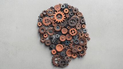 Poster - Gears shaping a human head: exploring the digital mind and ai driven solutions