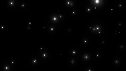 Wall Mural - bokeh christmas snow dust loop background