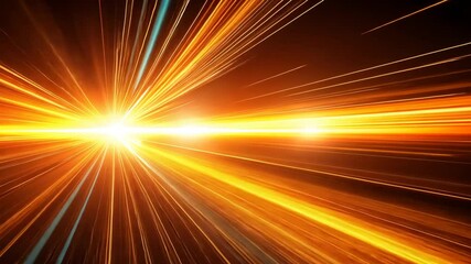 Poster - Dynamic burst of light showcasing vibrant energy and movement in a cosmic scene