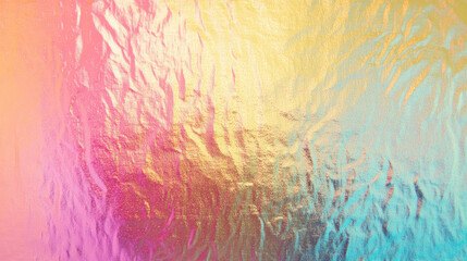 Poster - colorful abstract background with ripples and gradients in vibrant hues of pink, gold, and blue