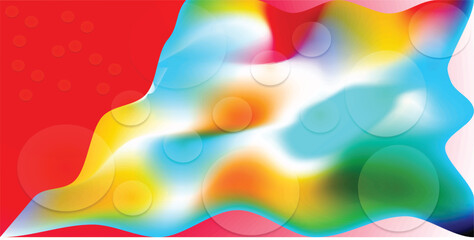 Fototapete - Abstract glowing figures Morden background, Abstract Background with yellow wave gradient for your background pressentation, Creative background, wallpaper, magazine cover. EPS