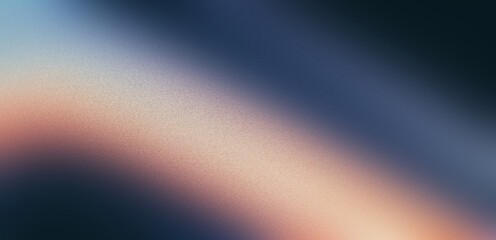 Wall Mural - abstract background blue orange gold gradient light streaks grainy texture art design mood atmospher