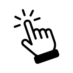 Wall Mural - Click hand cursor icon