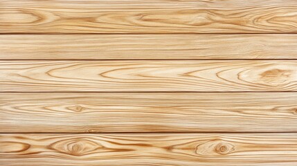 Poster - close-up of natural pine wood wall panels showcasing light grains and smooth texture ideal for inter
