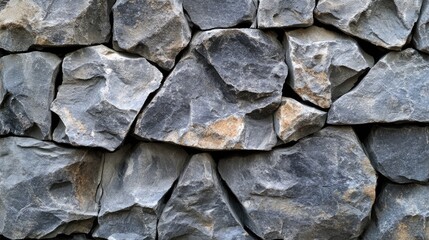 Poster - Rough textured surface of wild decorative stones suitable for design backgrounds and creative projects with ample copy space for text.
