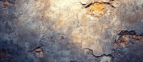 Poster - Textured rustic stone wall background with natural colors perfect for creative designs and architectural projects.