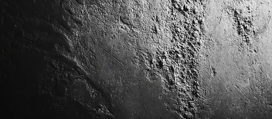 Poster - Textured dark grey concrete wall surface providing versatile copy space perfect for presentations and graphic design projects