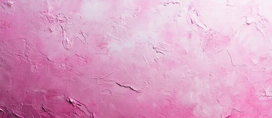Poster - Textured pink cement wall featuring subtle imperfections perfect for contemporary design and artistic background applications