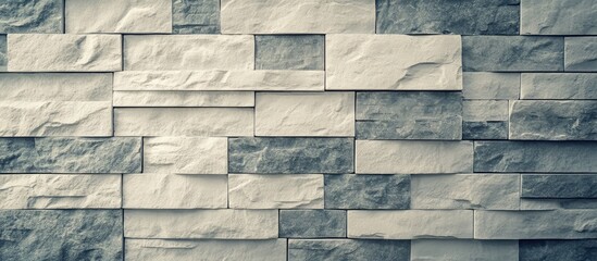 Poster - Textured stone wall background suitable for cover page design featuring a blend of rustic charm and contemporary style