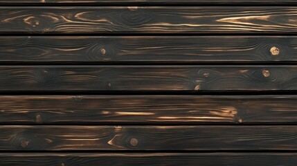 Poster - Dark natural wooden boards texture suitable for backgrounds and design projects showcasing rustic or vintage aesthetics.
