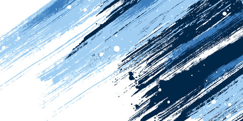 Wall Mural - abstract blue and white background with dynamic lines and geometric shapes creating a futuristic and
