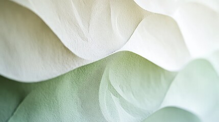 Poster - aesthetic abstract background in eco-friendly colors featuring blurred sage green and white textures