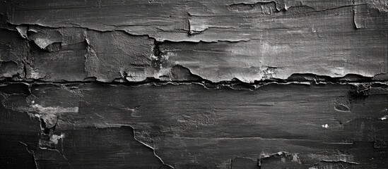 Poster - vintage black distressed wood texture abstract background ideal for art interior design and copyspac