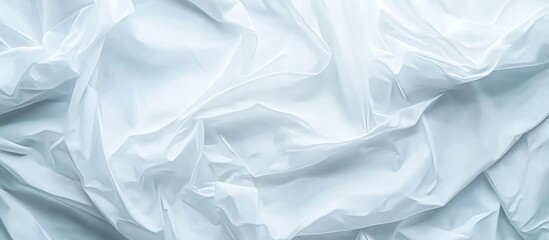 Poster - abstract white paper texture with flowing lines for modern design featuring ample empty space for yo
