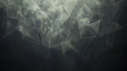 Poster - Abstract blue digital background. Big data visualization in a scientific context. Complex big data compounds connect via a plexus of lines