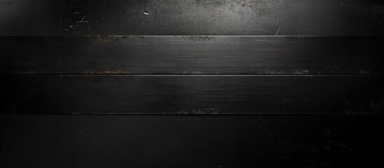 Poster - dark metallic texture background featuring horizontal steel panels with ample empty space for text o