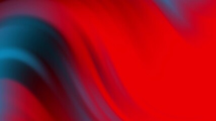 Wall Mural - Abstract waves of red and blue create a dynamic, flowing design.