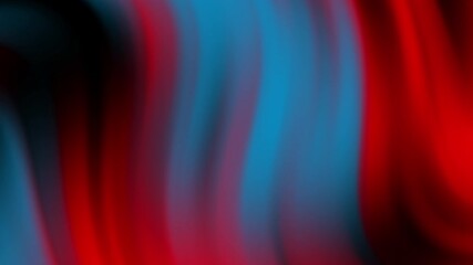 Wall Mural - Abstract wavy lines in red and blue tones creating a fluid and dynamic visual effect.
