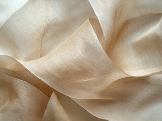 Poster - Elegant fabric textures studio setting textile soft lighting close-up divine glow detail