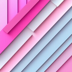 Wall Mural - Pink and blue striped background with a white line