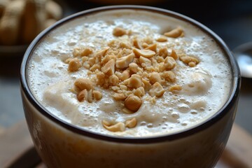 Wall Mural - Peanut Butter Smoothie - A Creamy Delight