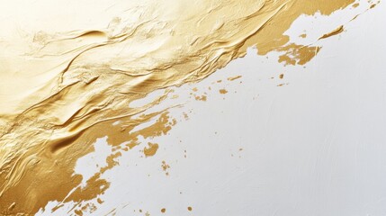 Poster - Golden abstract texture modern art digital format minimalist environment close-up view creative concept