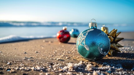 Sun-Kissed Christmas: Ornaments on the Beach in Madagascar