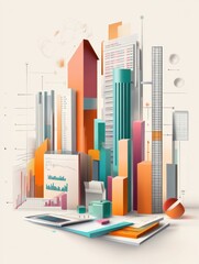 Poster - Corporate accountancy abstract concept vector illustrations.