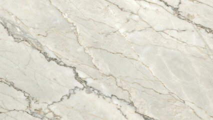 Aufkleber - A closeup of a luxurious ivory marble slab with touches of soft gray intermingling emphasizing its luxurious and natural allure.