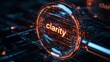 © Paul - Focused digital design of a magnifying glass on 'clarity' text, surrounded by blurred, random words, symbolizing strategic content optimization