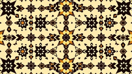 Wall Mural - Flat outline moroccan seamless geometric design with intricate details, decoration, moroccan, pattern