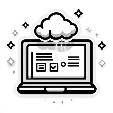 Cloud data syncing to laptop.