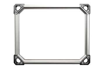 computer frame isolated on white background