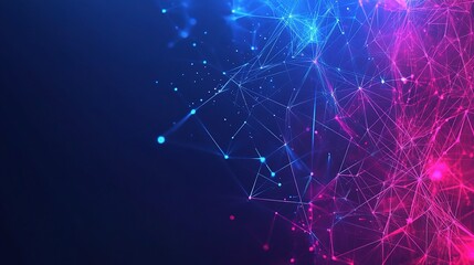 Poster - Abstract Futuristic Data Visualization in Vibrant Colors