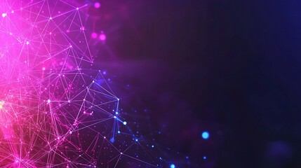 Poster - Abstract Futuristic Data Visualization Background in Vibrant Colors