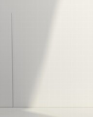 Poster - Minimalist Interior Scene with Soft Light and Clean Lines