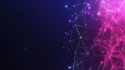 Poster - Abstract Futuristic Technology Background for Data and Business Use