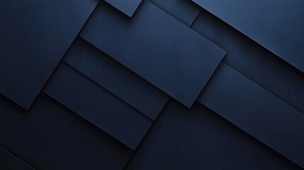 Poster - Dark Blue Abstract Technology Concept with Stripes and Layers