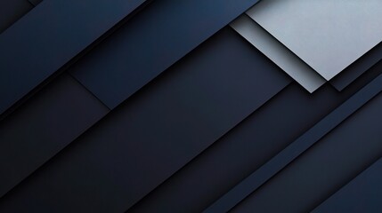 Poster - Abstract Technology Concept with Dark Blue Stripes and Textures