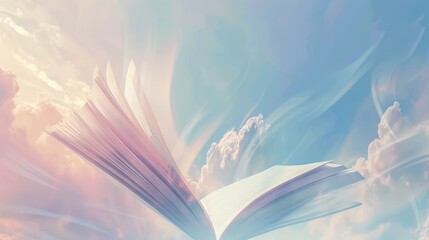Poster - Open Book in the Sky