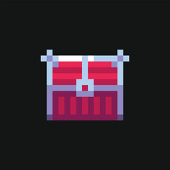 Leinwandbilder - this is chest in pixel art this item good for presentations,stickers, icons, t shirt design,game asset,logo and your project.