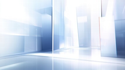 Poster - Modern Abstract Background with Light and Transparent Elements